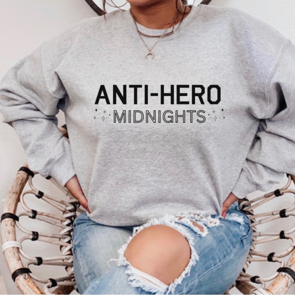 Anti Hero Midnights Taylor Long Sleeve Sweatshirt